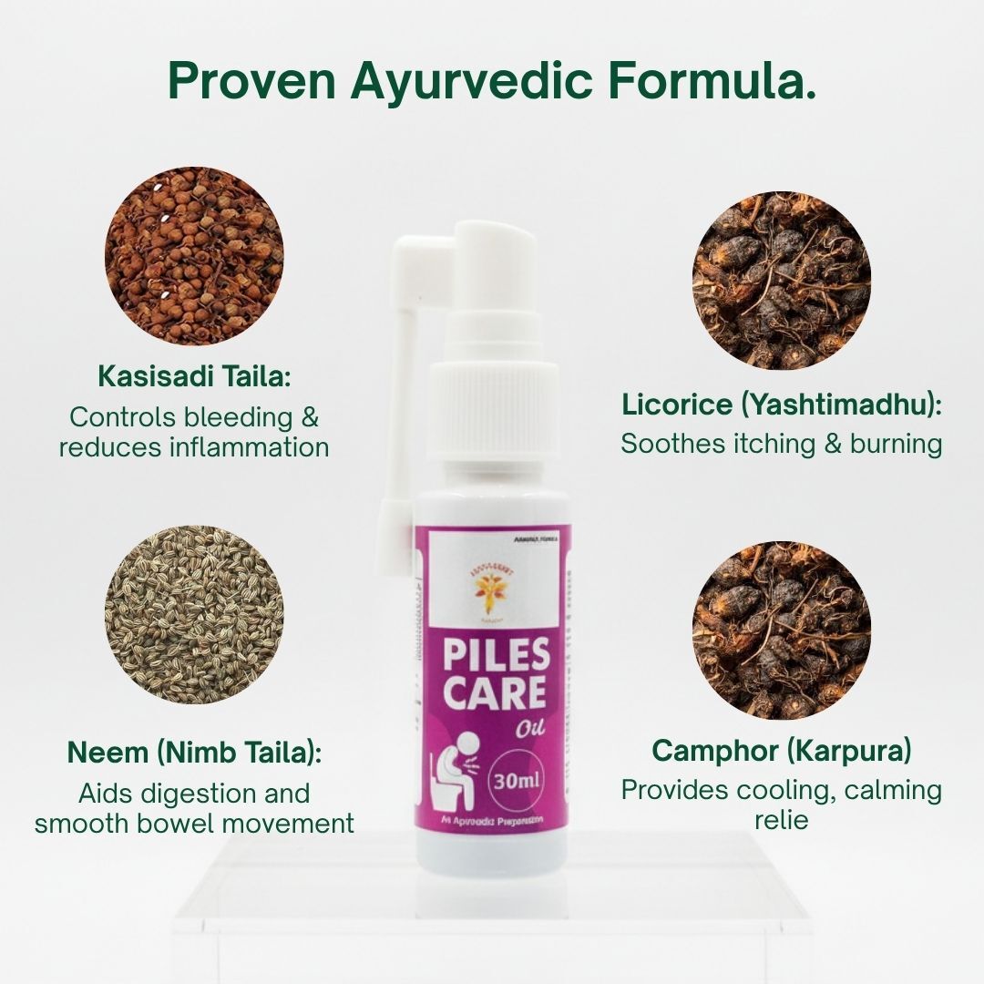 Piles Oil Spray