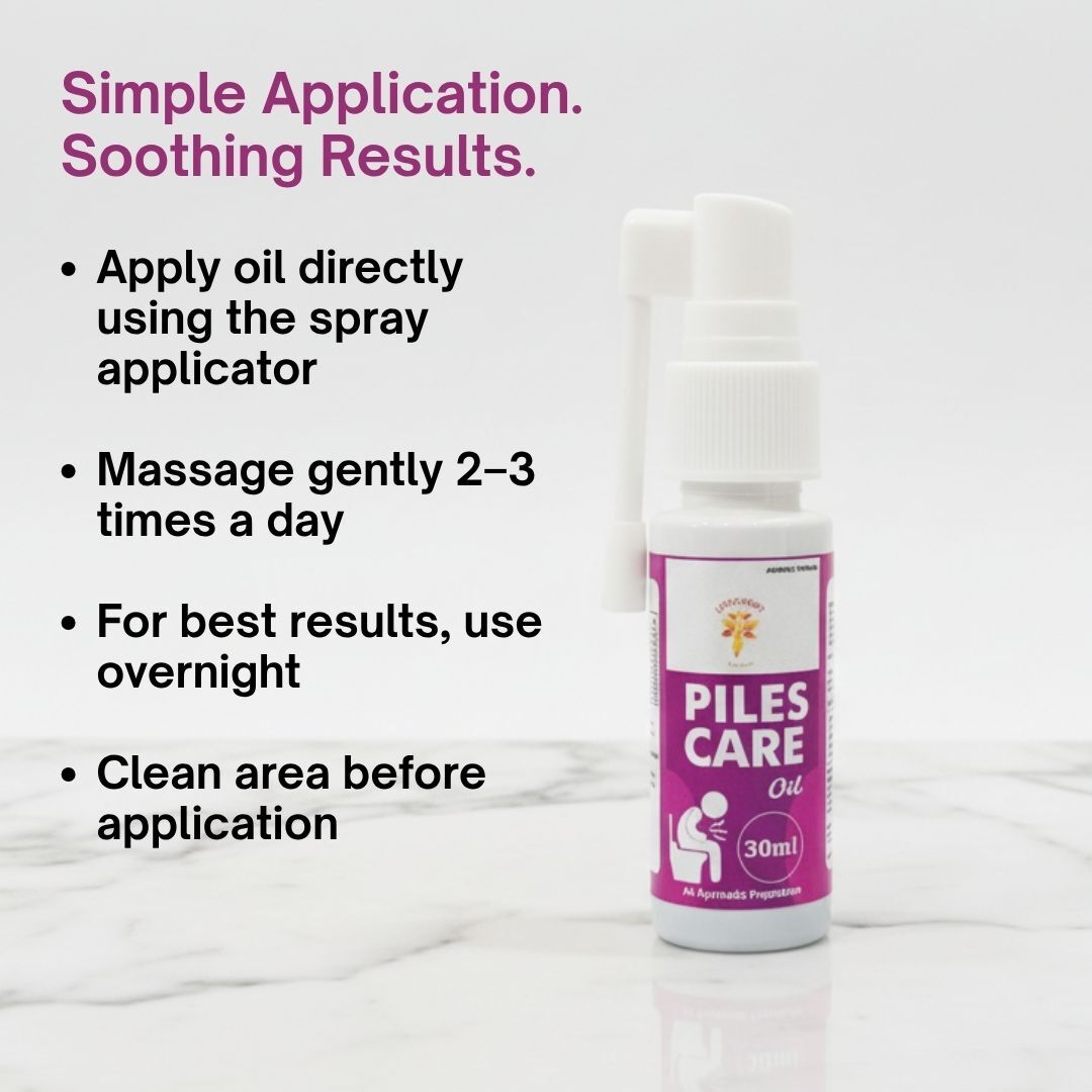 Piles Oil Spray