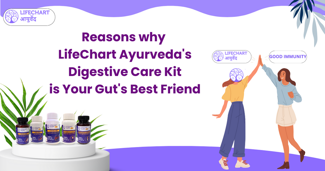 Reasons why LifeChart Ayurveda's Digestive Care Kit is Your Gut's Best Friend