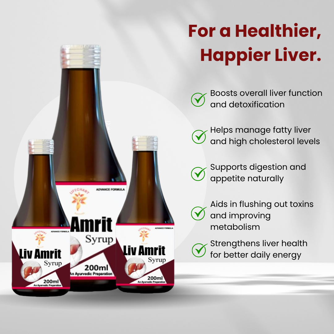 Livamrit Syrup by LifeChart Ayurveda