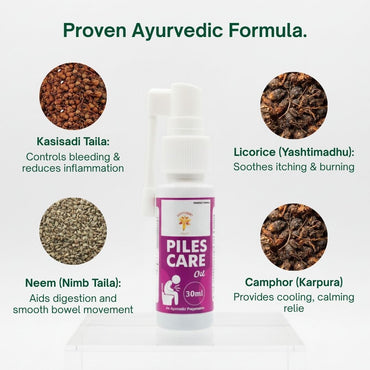 Piles Oil Spray