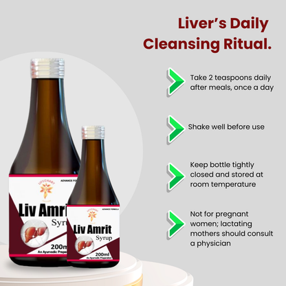 Livamrit Syrup by LifeChart Ayurveda