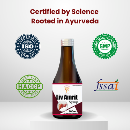 Livamrit Syrup by LifeChart Ayurveda